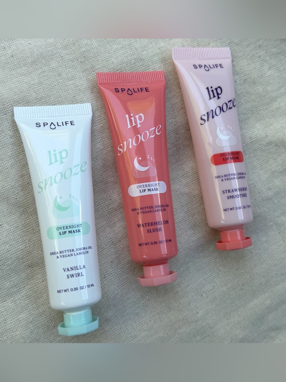 Spa life Lip Snooze Overnight Lip Mask Trio